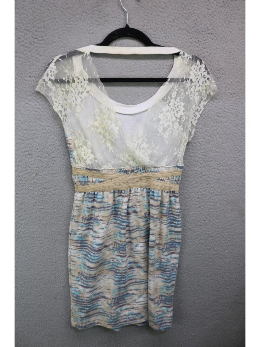 Free People Barracuda Lace Open Back Mini Dress-Size XS-BOHO-Hippie - Picture 7 of 10